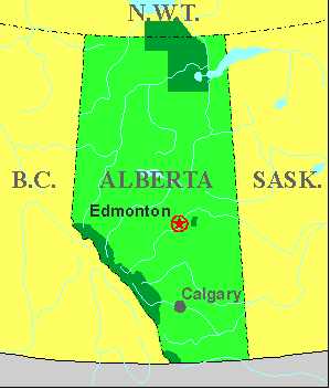 Alberta Map